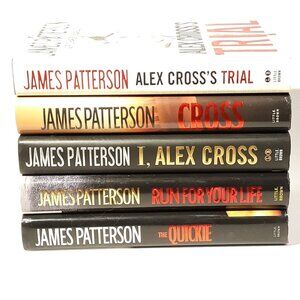 James Patterson Hardcover Thriller Book Set: Alex Crosss Trial Cross I Alex Cros